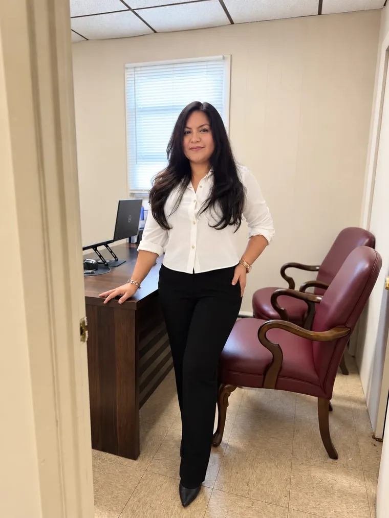Eliana Vargas, Owner and CEO, in her office